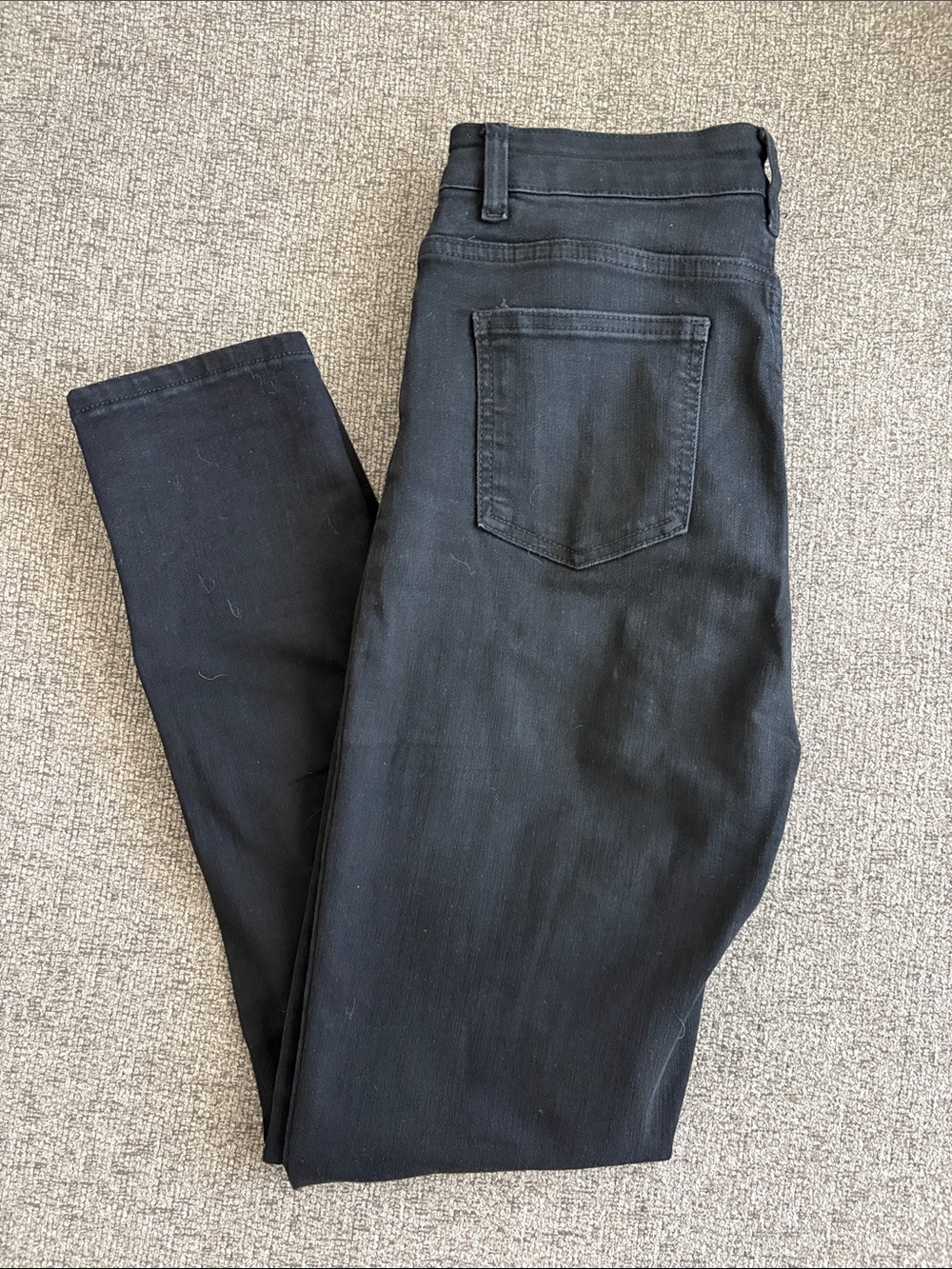 Black High-Rise Skinny Jeans - Unbranded